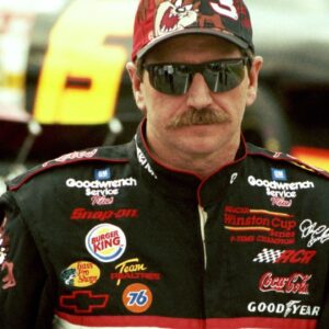 NASCAR Winston Cup Series driver Dale Earnhardt Sr during the 2000 Daytona 500 at the Daytona International Speedway.