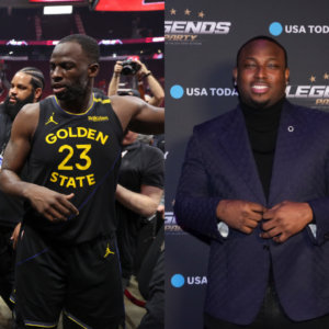 Stephen Curry and Draymond Green (Left) and LeSean McCoy (Right)