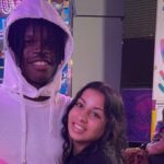 Travis Hunter with Leanna Leanee