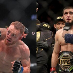 Jack Della Maddalena (L), Islam Makhachev (R)