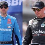 Denny Hamlin and Kyle Busch