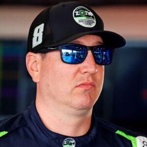 NASCAR Cup Series driver Kyle Busch (8) during practice for the Daytona 500 at Daytona International Speedway.