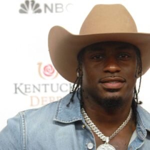 Carolina Panthers football player Xavier Legette on the Kentucky Derby red carpet. May 03, 2025
