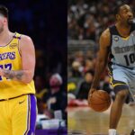 Luka Doncic (L), Gilbert Arenas (R)