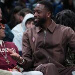 Dwyane Wade and Spike Lee