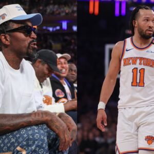 J.R. Smith (L), Jalen Brunson (R)