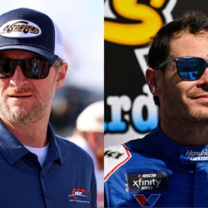 Dale Earnhardt Jr. and Kyle Larson