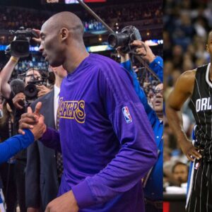 Stephen Curry and Kobe Bryant (L), Gilbert Arenas (R)