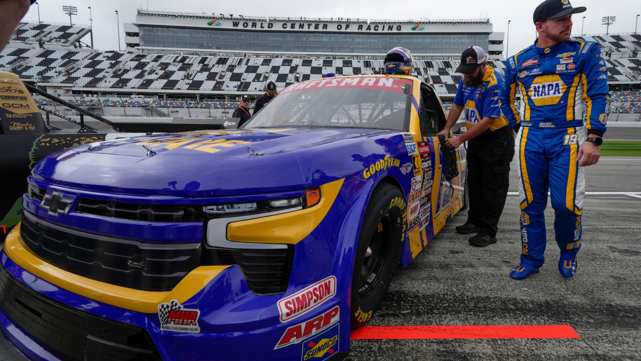 NASCAR Craftsman Truck driver Daniel Hemric during qualifying for the Fresh From Florida 250 at Daytona International Speedway, Friday, Feb. 14, 2025.