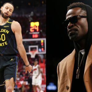Stephen Curry(L) and Stephen Jackson(R)