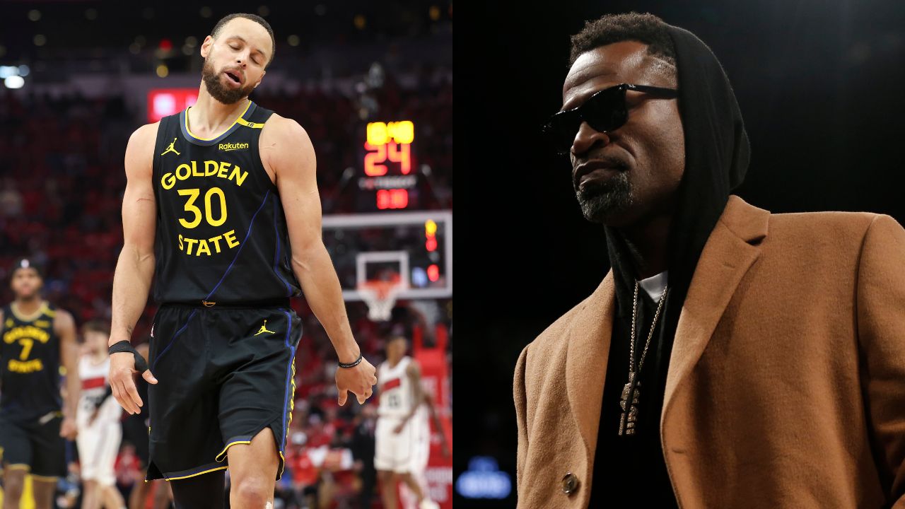 Stephen Curry(L) and Stephen Jackson(R)