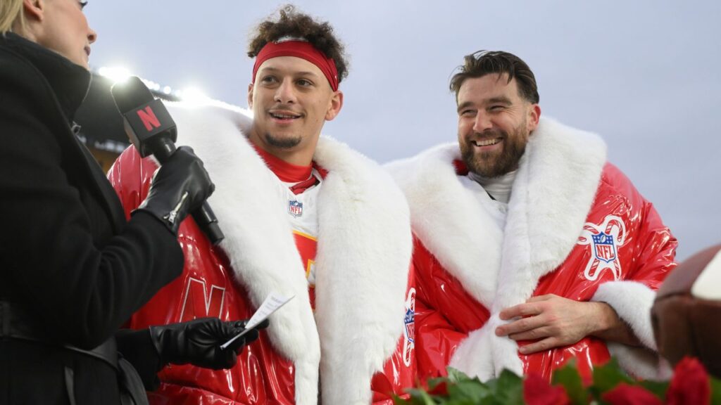 Patrick Mahomes and Travis Kelce