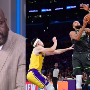 Shaquille O'Neal (L), Lakers v Wolves Game 5 (R)