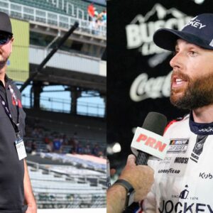 Kurt Busch and Ross Chastain