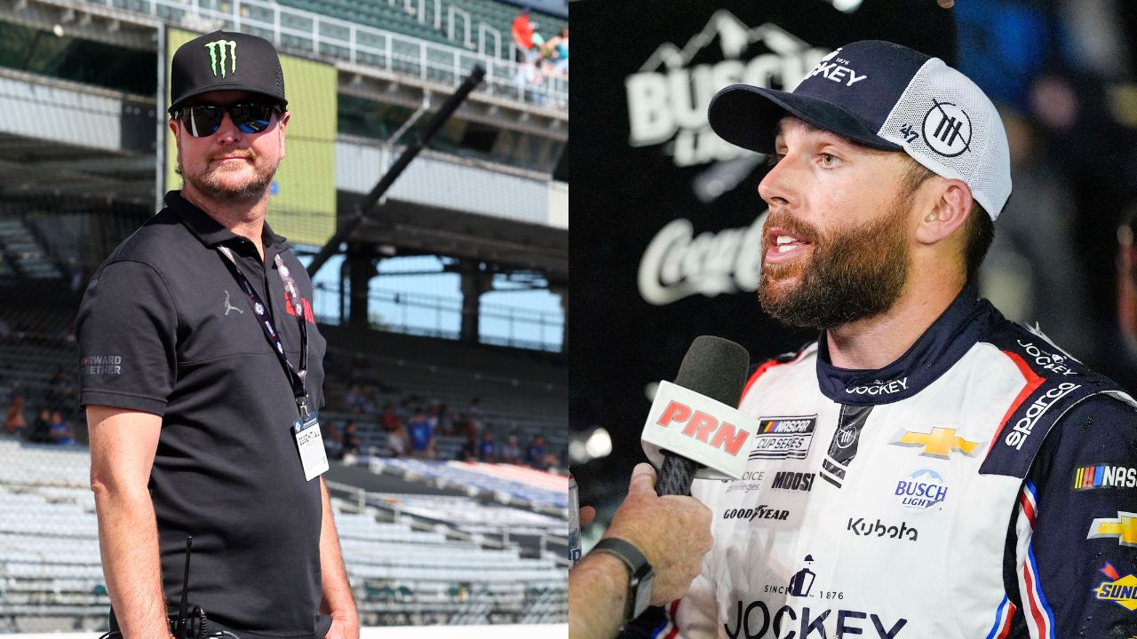 Kurt Busch and Ross Chastain