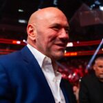 UFC president Dana White in attendance during UFC 300 at T-Mobile Arena.