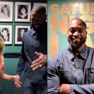 Sabrina Carpenter and Dwyane Wade