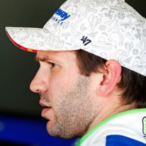 NASCAR Cup Series driver Daniel Suarez (99) during practice for the Daytona 500 at Daytona International Speedway.