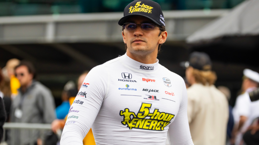 May 26, 2024; Indianapolis, Indiana, USA; Indycar Series driver Pietro Fittipaldi during the 108th running of the Indianapolis 500 at Indianapolis Motor Speedway. Mandatory Credit: Mark J. Rebilas-Imagn Images