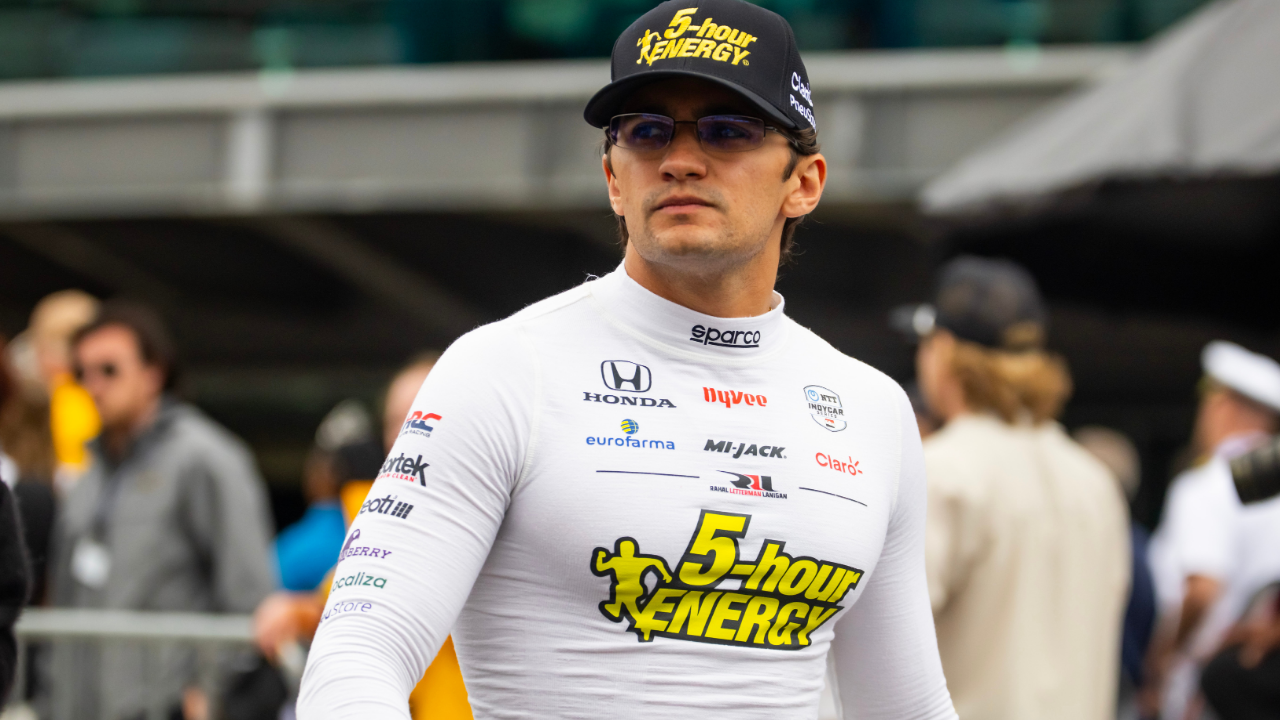 May 26, 2024; Indianapolis, Indiana, USA; Indycar Series driver Pietro Fittipaldi during the 108th running of the Indianapolis 500 at Indianapolis Motor Speedway. Mandatory Credit: Mark J. Rebilas-Imagn Images