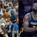 Jonathan Kuminga (L), Dwyane Wade (R)