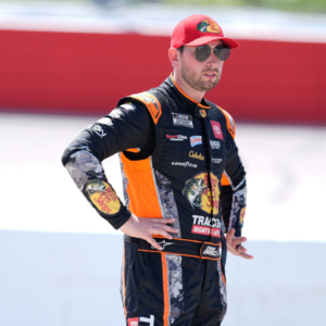 NASCAR Cup Series driver Chase Briscoe (19) at Darlington Raceway.