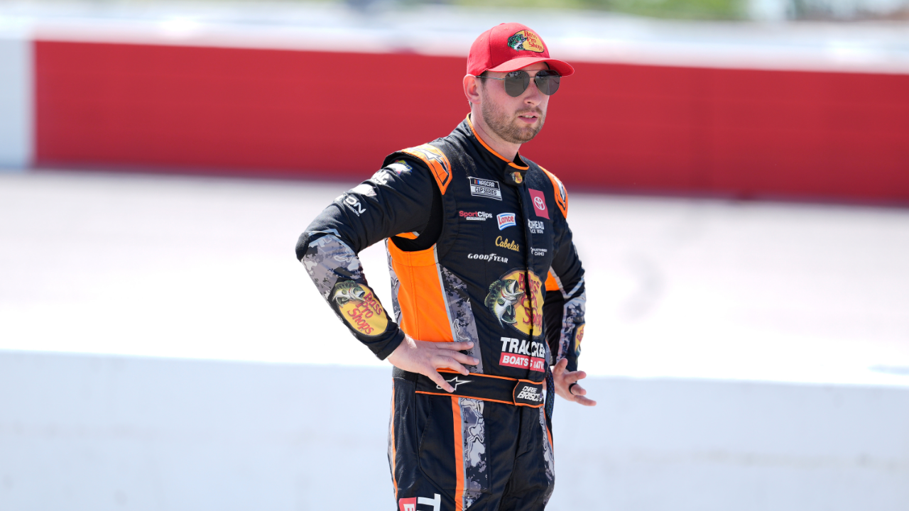 NASCAR Cup Series driver Chase Briscoe (19) at Darlington Raceway.