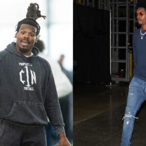 Cam Newton and Lou Williams