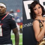 Stefon Diggs and Cardi B