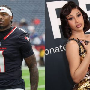 Stefon Diggs and Cardi B