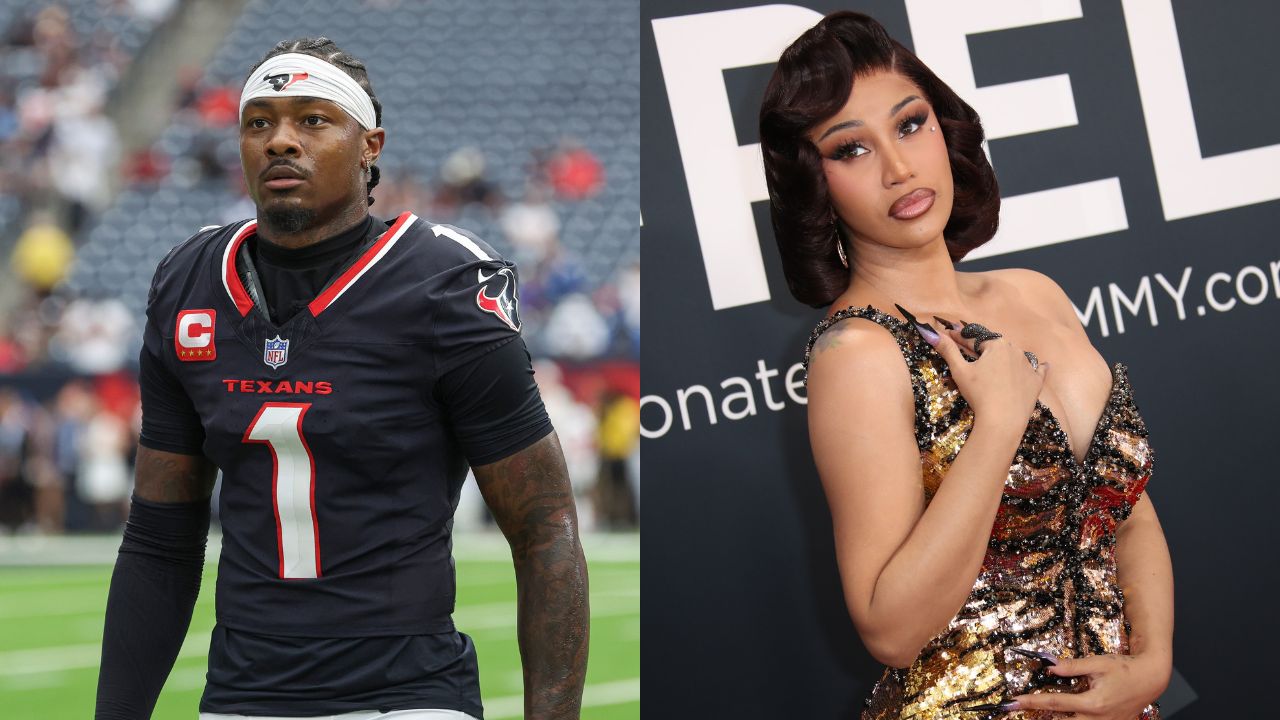 Stefon Diggs and Cardi B