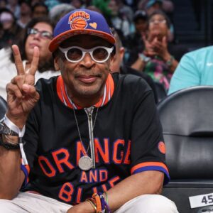 Spike Lee, legendary film maker and Knicks fan