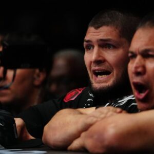 Khabib Nurmagomedov at Intuit Dome for UFC311 Makhachev vs Moicano on January 18, 2025 in Los Angeles, CA, United States.