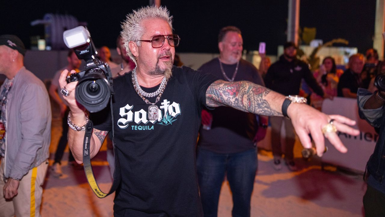 SOBEWFF Capital One Early Access Heinz Burger Bash presented by Schweid & Sons hosted by Rachael Ray Featuring: Guy Fieri