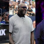 Kenny Atkinson (L), Shaquille O'Neal (C), Charles Barkley (R)