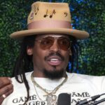 Cam Newton on Radio Row at the Super Bowl LIX media center.