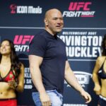 UFC CEO Dana White during weigh-ins for UFC Fight Night at Amalie Arena.