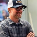 NASCAR Cup Series team owner Dale Earnhardt Jr during practice for the Daytona 500 at Daytona International Speedway.