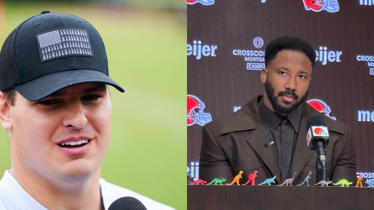 Trey Hendrickson and Myles Garrett