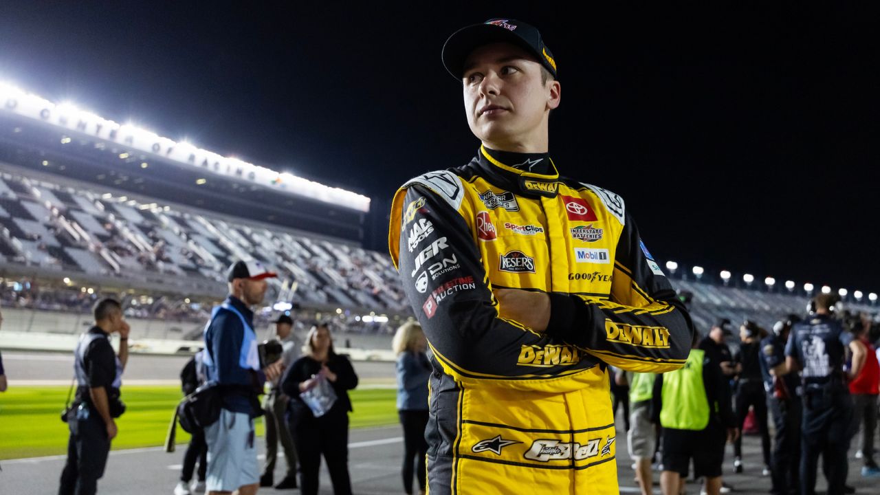 NASCAR Cup Series driver Christopher Bell (20) during qualifying for the Daytona 500 at Daytona International Speedway.