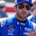 Hendrick Cars driver Chase Elliott on pit road during the Great Clips 200 at Darlington Raceway.