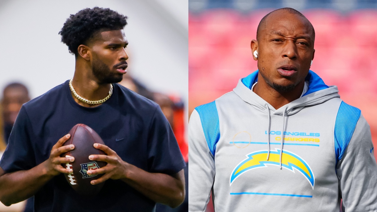 Browns QB Shedeur Sanders, Chris Harris