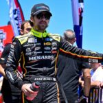 NASCAR Cup Series driver Ryan Blaney (12) is introduced before the start of the Wurth 400 race at Texas Motor Speedway.