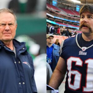 Bill Belichick and Stephen Neal