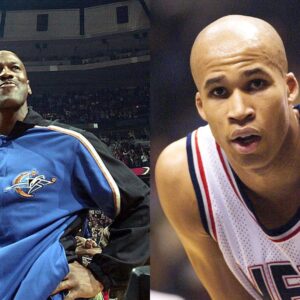 Michael Jordan (L) and Richard Jefferson (R)