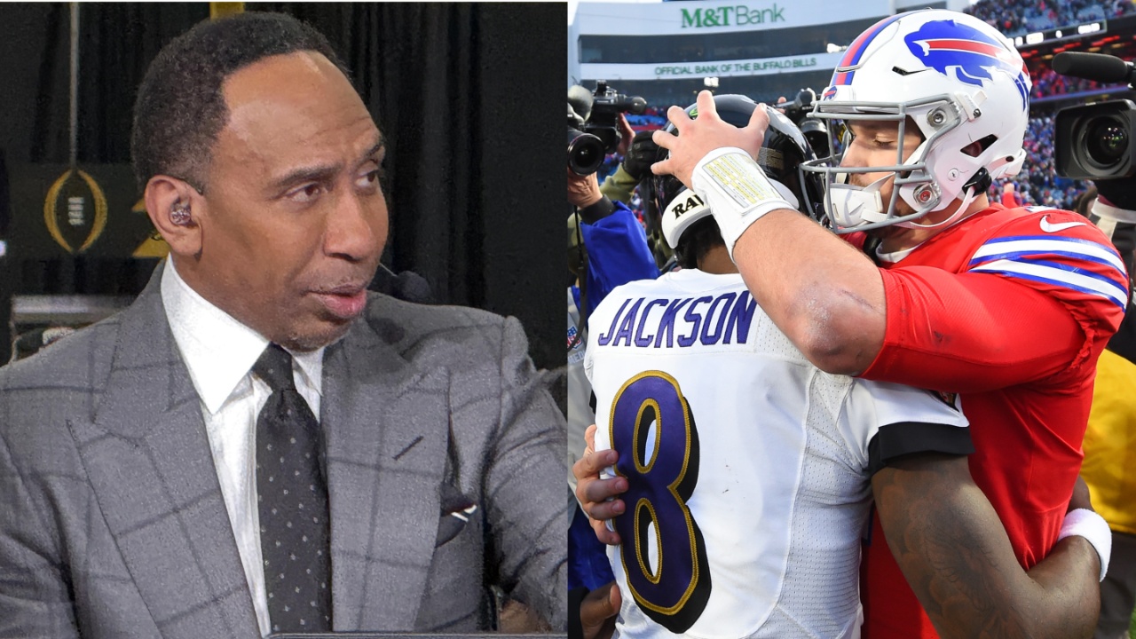 Stephen A. Smith, Lamar Jackson, Josh Allen