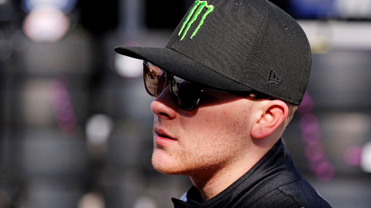 NASCAR Cup Series driver Ty Gibbs (54) during practice for the Daytona 500 at Daytona International Speedway.