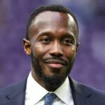 Minnesota Vikings general manager Kwesi Adofo-Mensah looks on before the game against the Atlanta Falcons at U.S. Bank Stadium.