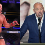 Fedor Emelianenko (L) and Dana White (R)