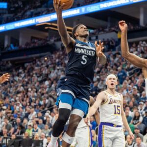 Anthony Edwards, Timberwolves v Lakers